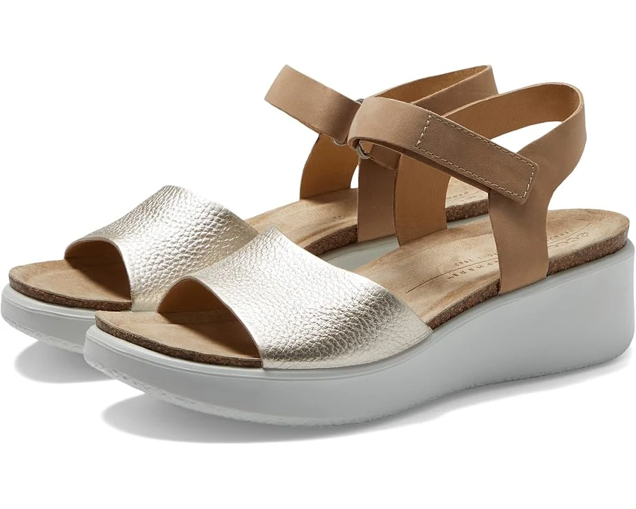 ECCO Flowt Wedge Cork Sandal 1 ECCO Flowt Wedge Cork Sandal