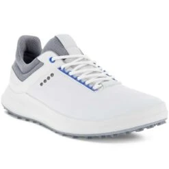 Ecco Golf Core Golf Shoes White/Silver -Ecco ecco golf core golf shoes white silver front itempicture