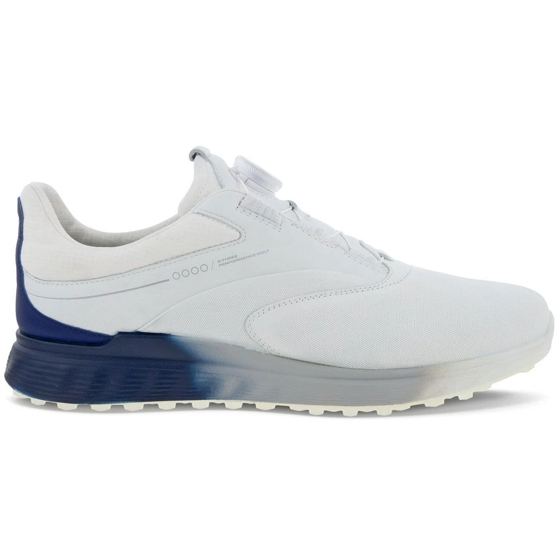 Ecco S-Three Boa Golf Shoes White/Blue Depths 1 Ecco S-Three Boa Golf Shoes White/Blue Depths