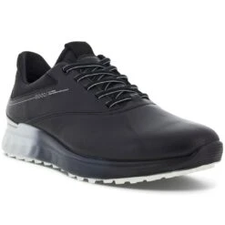 Ecco S-Three Golf Shoes Black/Concrete 7 Ecco S-Three Golf Shoes Black/Concrete -Ecco ecco s three golf shoes black concrete toe itempicture