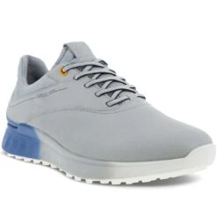 Ecco S-Three Golf Shoes Concrete/Retro Blue -Ecco ecco s three golf shoes concrete retro blue front itempicture