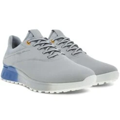 Ecco S-Three Golf Shoes Concrete/Retro Blue -Ecco ecco s three golf shoes concrete retro blue pair itempicture