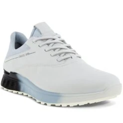 Ecco S-Three Golf Shoes White/Black/Air -Ecco ecco s three golf shoes white black air front itempicture