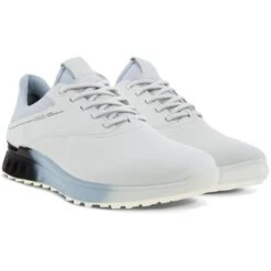 Ecco S-Three Golf Shoes White/Black/Air -Ecco ecco s three golf shoes white black air pair itempicture