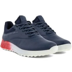 Ecco Women's S-Three Golf Shoes Marine/Hibiscus -Ecco ecco womens s three golf shoes marine hibiscus pair itempicture