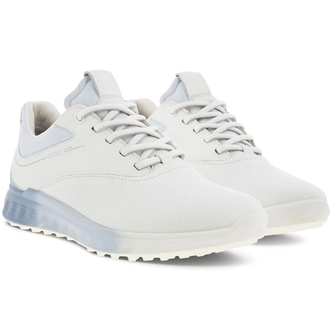Ecco Women's S-Three Golf Shoes White/Dusty Blue 4 Ecco Women's S-Three Golf Shoes White/Dusty Blue - Image 4