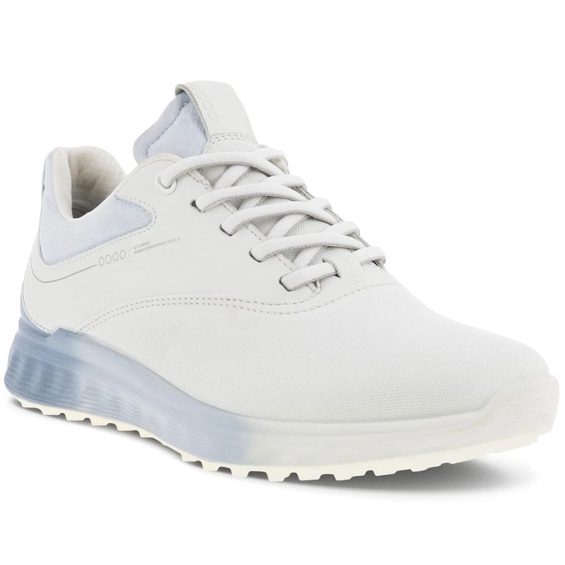 Ecco Women's S-Three Golf Shoes White/Dusty Blue 3 Ecco Women's S-Three Golf Shoes White/Dusty Blue - Image 3